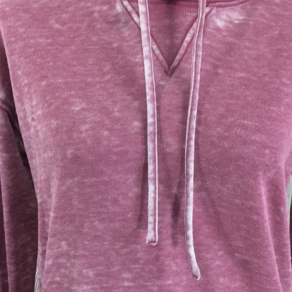 SO Pink Distressed Hoodie Size Small - Picture 3 of 9